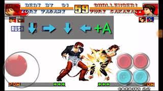 K.O.F 97_Iori Main combos tutorial