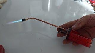 How to make a small and sharp torch-How to make mini gas-get metal _  Mini Cutter