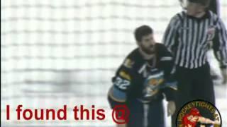 Mattias Lindstrom vs Cody Lampl Nov 23, 2012 Cincinnati Cyclones vs Toledo Walleye 4-2 ECHL