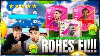 Wer muss VERGAMMELTES ROHES EI ESSEN vs WAKEZ FUT DRAFT CHALLENGE !!