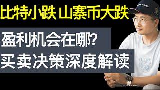 前段时间BTC小跌山寨币大跌，后续的行情如何处理？短期还有机会吗？深度探讨技术和买卖决策问题。【财富自由系列第17期】