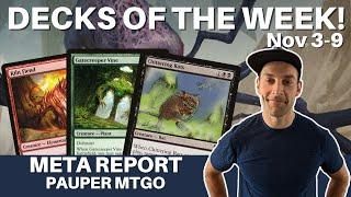 DECKS OF THE WEEK! The Pauper leagues are abound with spice!