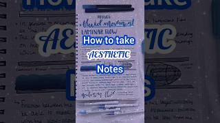 Take aesthetic NOTES effortlesslypt.2 #shorts #notes #aesthetic