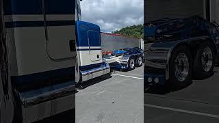 Awesome, Peterbilt 389 Matching Trailer at Large Cars and Guitars Truck Show