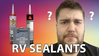 DICOR vs SIKAFLEX vs PROFLEX? | What RV Sealants should I use?