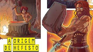 A Origem Hefesto: O Deus das Forjas - Mitologia Grega em Quadrinhos - Foca na História