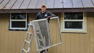 Installing New Windows at My Cabin