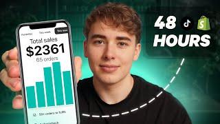 I Tried Dropshipping for 48 Hours And This Happened (INSANE RESULTS)