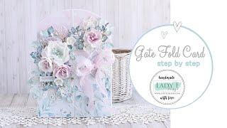 How to make gate fold card / Gate to Secret Garden