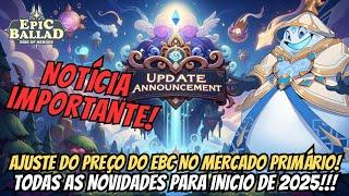 ⭐NOTÍCIA IMPORTANTE! EBC VAI AUMENTAR DENTRO DO JOGO PRÓXIMO MÊS! - EPIC BALLAD: RISE OF HEROES!⭐