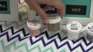 Glitter and Embossing Powder by Lawn Fawn | Mixed Media Event 2017