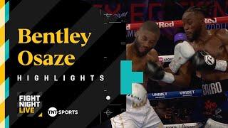 BRUTAL STOPPAGE!  | Denzel Bentley vs Derrick Osaze | Fight Night Highlights