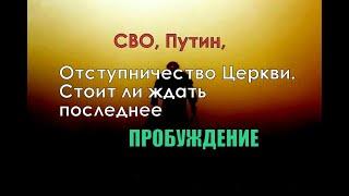 СВО, Путин. Отступничество Церкви. Стоит ли ожидать последнее Пробуждение.