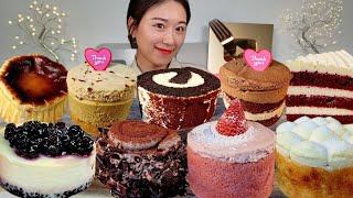 ASMR 스타벅스 조각케이크 비싸지만 너무 맛있어요 디저트 리얼먹방 :) cake  MUKBANG