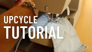 Upcycling Jeans: Denim Pocket Top Tutorial