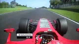 F1 Imola 2006 - Michael Schumacher Pole Lap Onboard