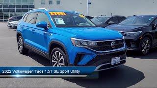 2022 Volkswagen Taos 1.5T SE Sport Utility D22344R  Dublin  Pleasanton  Livermore  Fremont  San Fran