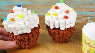 Lego Cupcake - Lego In Real Life 7 / Stop Motion Cooking & ASMR