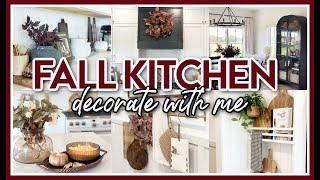 FALL KITCHEN DECORATE WITH ME 2024 | KITCHEN DECORATING IDEAS