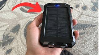 Unboxing & Testing: Durecopow 20000mAh Solar Charger with LED & Compass!