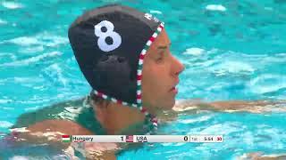 USA Water Polo Women's National Team vs Hungary - ESPNU FULL GAME - JULY 9, 2024