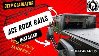 Ace Rock Rails Jeep Gladiator Install and First Impressions - JTR.Spartacus