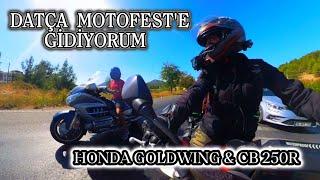 MOTORCU, MOTORCUYU YOLDA BULURMUŞ! #cb250r #motovlog #goldwing #datçamotofest