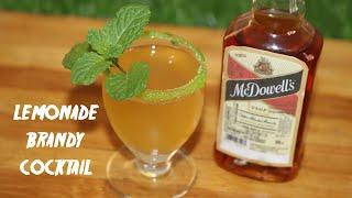 How To Prepare Classic Lemonade Brandy Cocktail