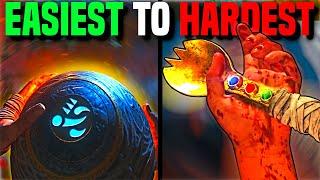 Every FREE MELEE WEAPON from EASIEST to HARDEST in Treyarch Zombies (COD Zombies)