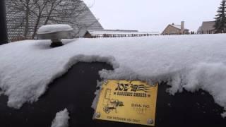 JOE'S BARBEQUE Smoker Snow edition | The winter season is opened