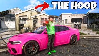 I spent 24 hours in the HOOD in GTA 5 RP...