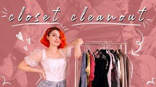 EXTREME Closet Cleanout 2021 | Decluttering + Donating ALL My Clothes!