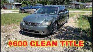 $600 Clean Title Altima From Offerup + Damage And Inspection