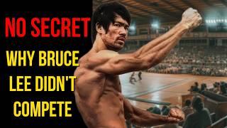 It's NO SECRET Why Bruce Lee Didn't Compete in Karate Tournaments