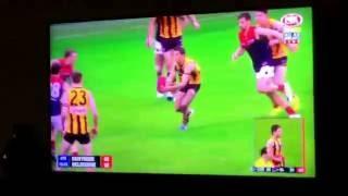 Free kick Hawthorn...