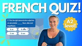 A2 Level French Test | Beginner / Elementary French