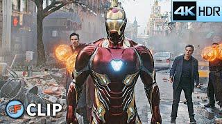 Avengers vs Ebony Maw & Cull Obsidian | Avengers Infinity War (2018) IMAX 4K HDR Movie Clip