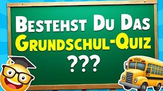 Bestehst du das Grundschul-Quiz?  | 50 Allgemeinwissensfragen