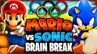 Mario vs Sonic Olympics Brain Break | Just Dance | Brain Breaks for Kids | Danny GoNoodle