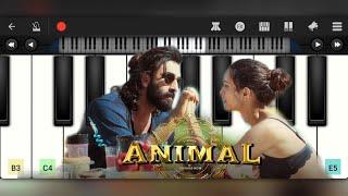 Pahle Bhi Main Piano - ANIMAL | Vishal Mishra | Mobile Piano Tutorial | Jarzee Entertainment