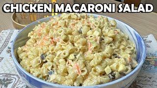 Filipino Chicken Macaroni Salad  | Creamy Macaroni Salad | Hungry Mom Cooking