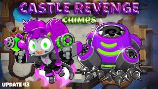 EASY Castle Revenge CHIMPS Black Border Guide with Rosalia in 10 Minutes! (BTD6)