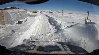 Plowing snow with the 2023 Polaris Ranger XP 1000 Premium Crew