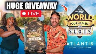 BIG WINNER REVEALED TODAY in The myVIP World Tournament of Slots Giveaway!