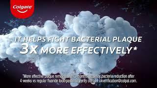 Colgate Total Advanced helps fight bacterial plaque 3x more effectively*