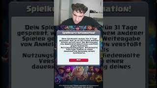 Doooms 2.  Account  wurde gesperrt #clashroyale