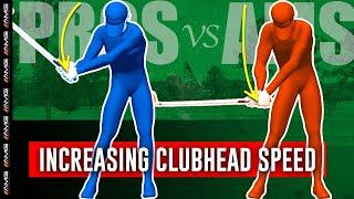 Increasing Your Golf Club Head Speed ️‍️ | Pros vs. Ams