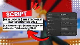 The strongest battlegrounds | BEST SCRIPT [Mobile & Pc] 2024 RBXSCRIPTS