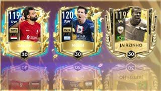 UTOTS MESSI VS UTOTS SALAH VS PRIME ICON JAIRZINHO | BEST RW COMPARISON REVIEW | FIFA MOBILE 23