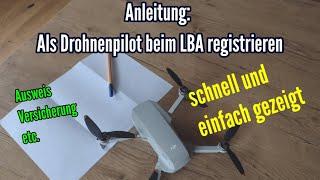 Drohne registrieren beim LBA Anleitung als Drohnenpilot beim LBA anmelden Schritt für Schritt e-ID